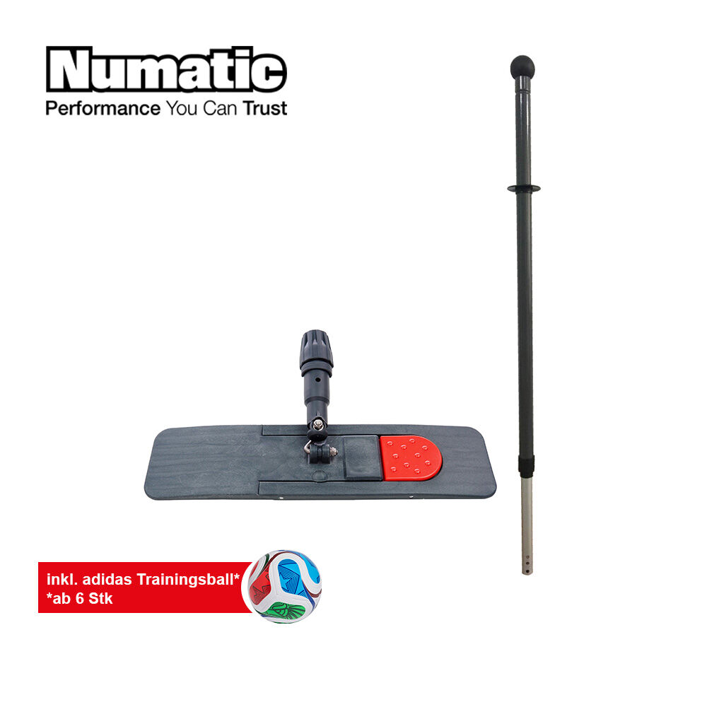Numatic WM Aktion Numatic Magnetklapphalter 40 cm & Teleskopstiel, 6 Stück + addidas Trainingsball gratis