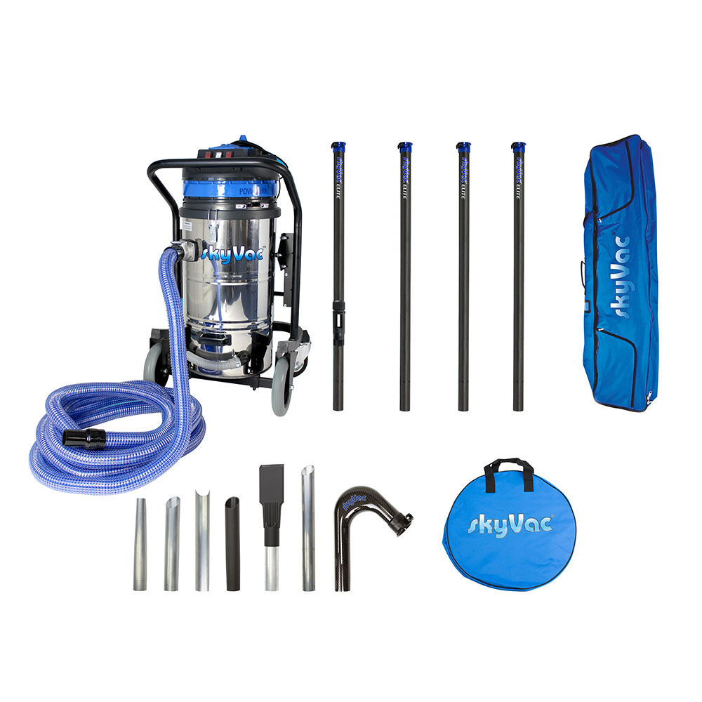 skyVac Industrial 85 Dachrinnen-Reinigungsset, 6 m skyVac Industrial 85 Dachrinnen-Reinigungsset, 6 m
