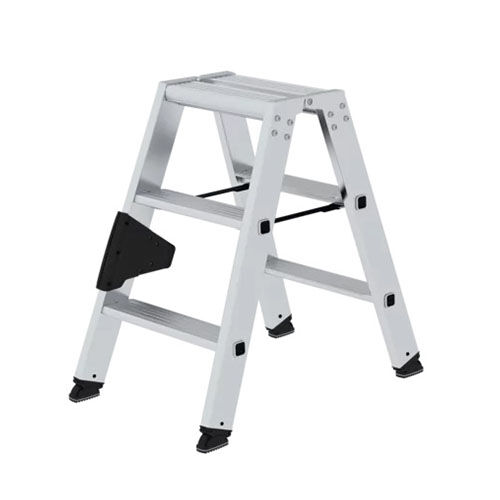 Munk Aluminium-Stehleiter, beidseitig begehbar, 2,20 m Munk Aluminium-Stehleiter, beidseitig begehbar, 2,20 m