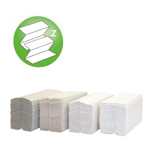 Papierhandtücher TAD Z-Falz, 2-lagig, hochweiß, 20,30 x 24 cm Papierhandtücher TAD Z-Falz, 2-lagig, hochweiß, 20,30 x 24 cm