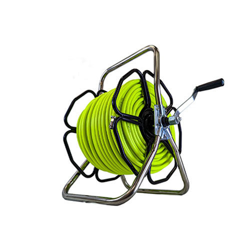 Streamline Edelstahl-Schlauchtrommel inkl. 100 m 8 mm HI-VIZ Schlauch