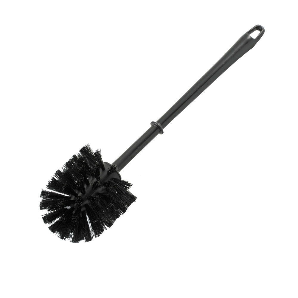 WC-Bürste mit schwarzem Stiel und Bürste WC-Bürste mit schwarzem Stiel und Bürste