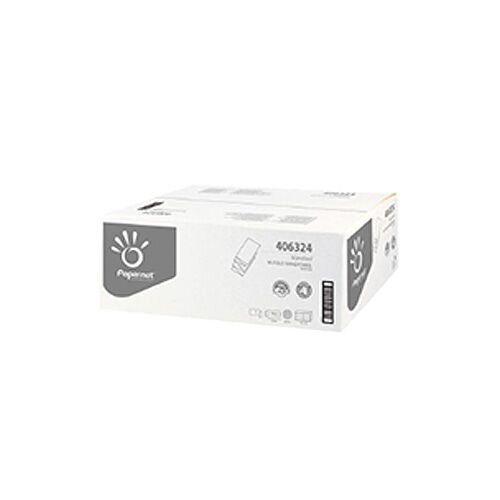 Papierhandtücher W-Falz, 1-lagig, naturweiß, Recyclingpapier, 22 x 32 cm Papierhandtücher W-Falz, 1-lagig, naturweiß, Recyclingpapier, 22 x 32 cm