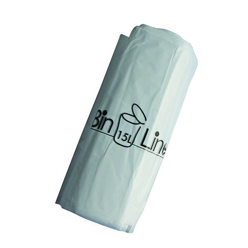 Müllbeutel 15 L, ohne Tragegriff, weiß, 10my Müllbeutel 15 L, ohne Tragegriff, weiß, 10my