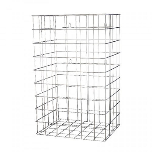 Abfallkorb, metallbeschichtet, weiß, 30 L Abfallkorb, metallbeschichtet, weiß, 30 L