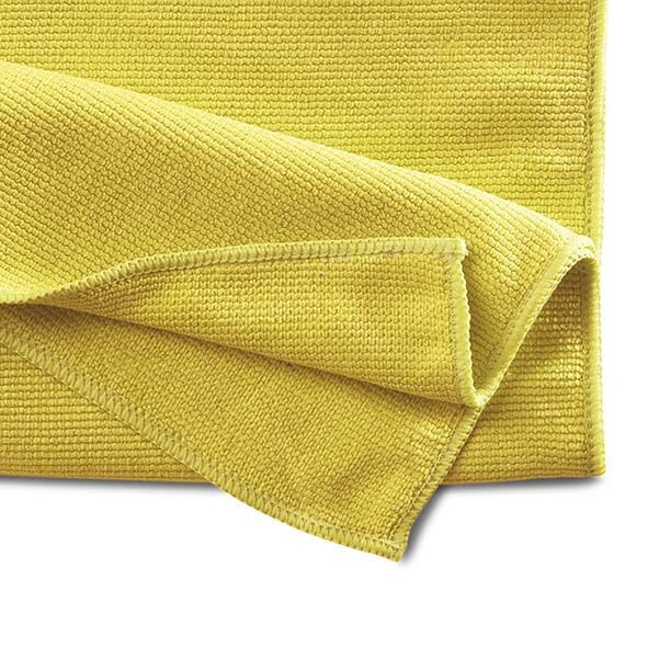 Jeikner PREMIUM Mikrofaser Frotteetuch, gelb, 40 x 40 cm