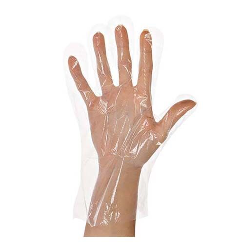 Einmalhandschuhe, HDPE, transparent, Gr. M Einmalhandschuhe, HDPE, transparent, Gr. M