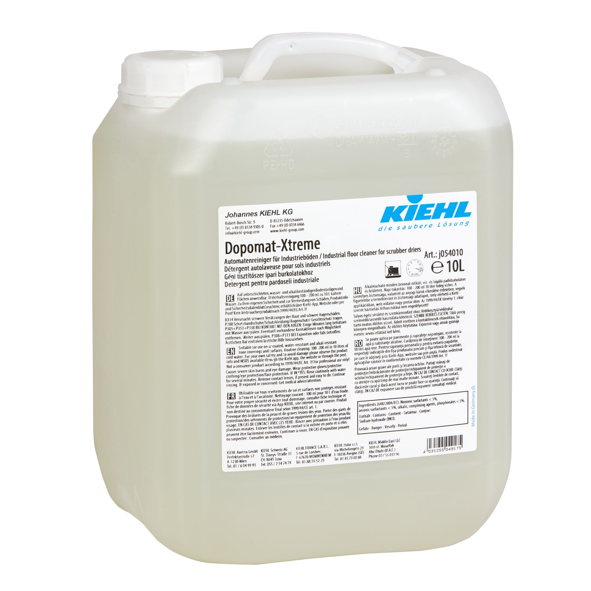 Kiehl Dopomat-Xtreme, Automatenreiniger für Industrieböden Kiehl Dopomat-Xtreme, Automatenreiniger für Industrieböden