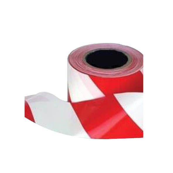 Portwest BT10 Absperr-Bänder, rot/ weiß, 500 m