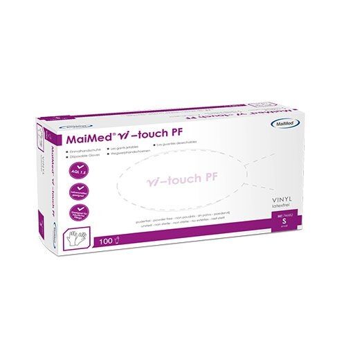 MaiMed vi-touch PF Vinylhandschuhe, Gr. S MaiMed vi-touch PF Vinylhandschuhe, Gr. S