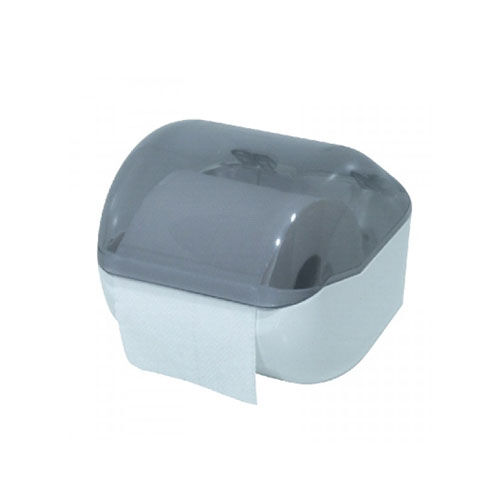 Toilettenpapier-Spender Standardrollen, weiß / transparent Toilettenpapier-Spender Standardrollen, weiß / transparent