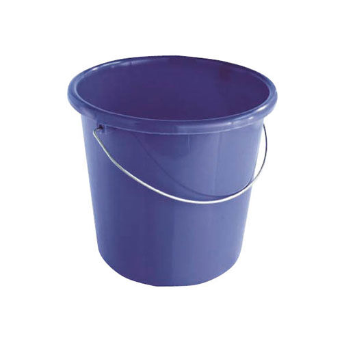 Kunststoffeimer mit Metallbügel, 10 L, blau Kunststoffeimer mit Metallbügel, 10 L, blau