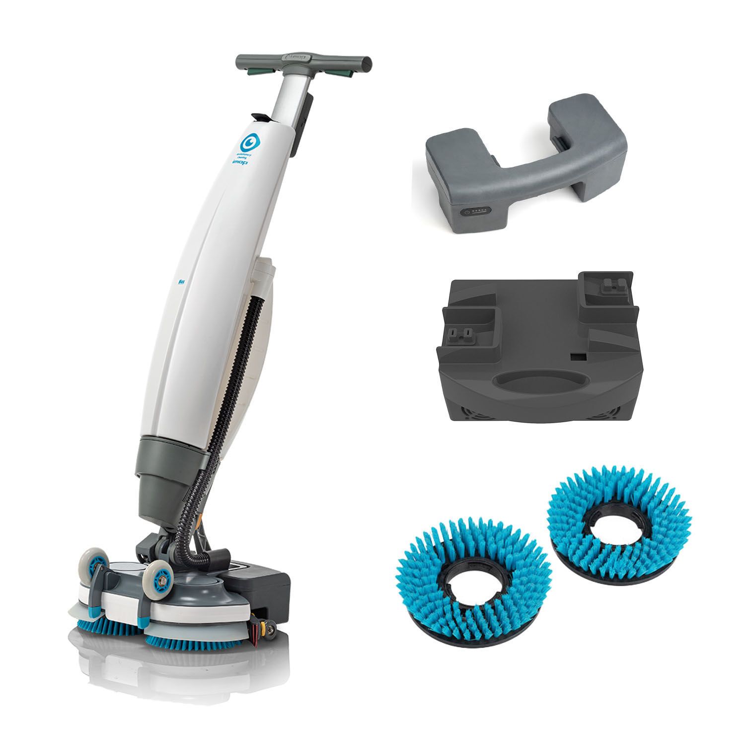 i-mop 36 Scheuersaugmaschinen-Komplettset mit Akku & Ladegerät