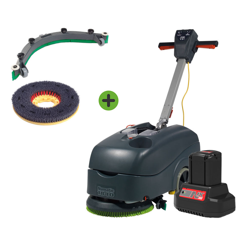 Numatic Batterie-Scheuersaugmaschine TTB1840NX-R inkl. SC Bürste rot Numatic Batterie-Scheuersaugmaschine TTB1840NX-R inkl. SC Bürste rot