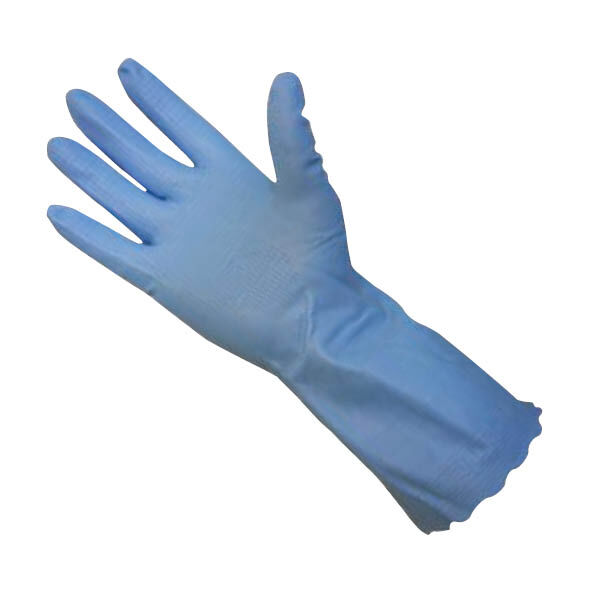 PVC Hypoallergenic Handschuhe, blau, Größe S / 7
