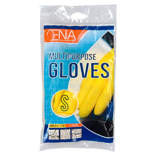 Haushaltshandschuhe ENA Multipurpose, Latex, gelb, Gr. S