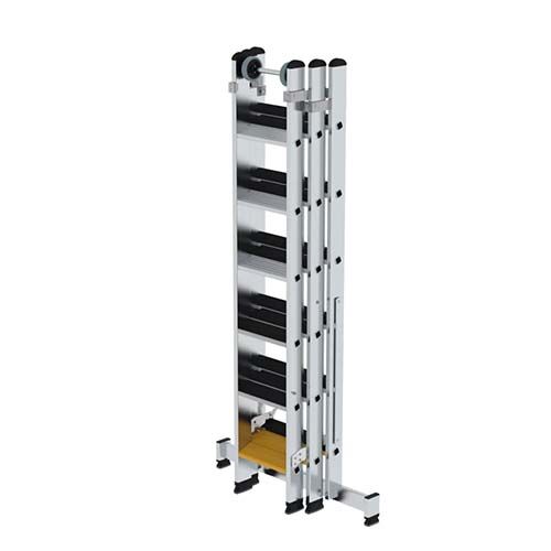 Munk Stufen-Mehrzweckleiter, 3-teilig, 5,2 m