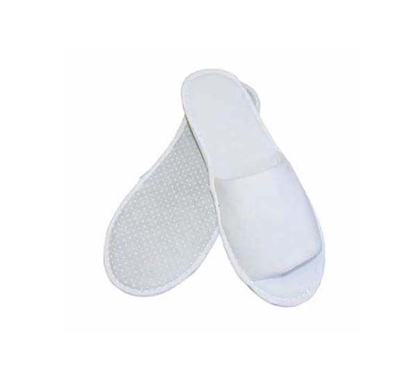 Hotelslipper, Poly-Velour-Slipper, offen