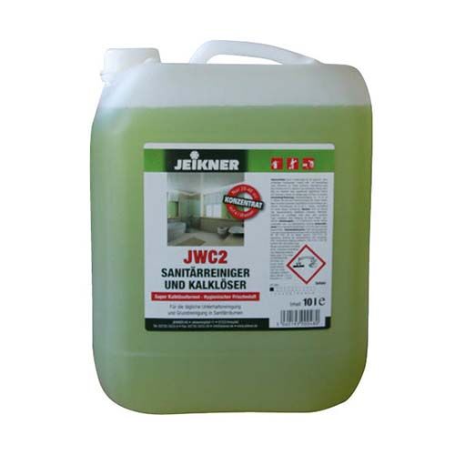 Jeikner JWC2 Sanitärreiniger und Kalklöser, grün, 1 L Flasche Jeikner JWC2 Sanitärreiniger und Kalklöser, grün, 1 L Flasche