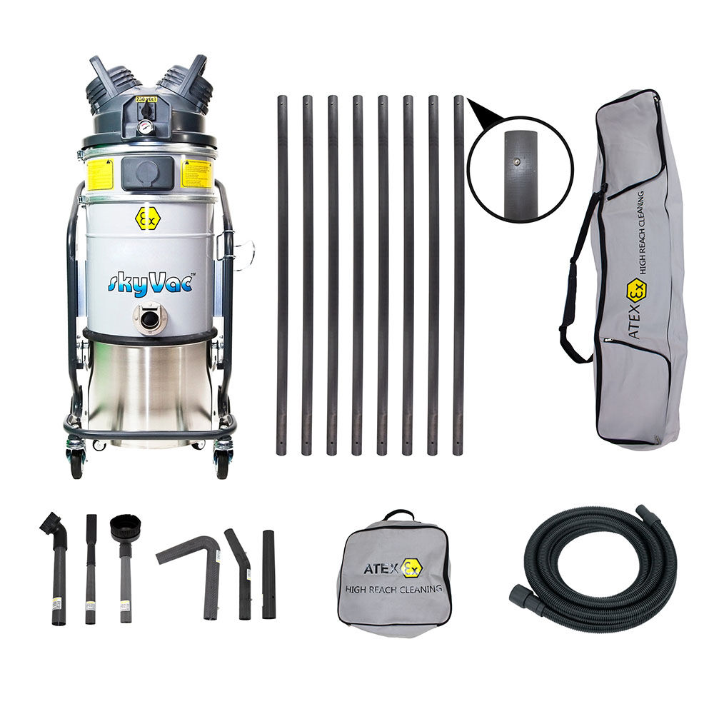 skyVac Atex A37G Vakuum-Absaugsystem, 12 m