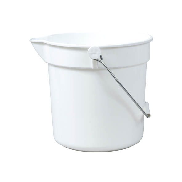 Eimer mit Ausgießer, 10 L, weiß Eimer mit Ausgießer, 10 L, weiß