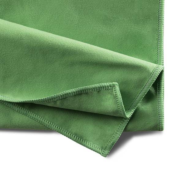 Mikrofasertuch Seidenvelours, grün Mikrofasertuch Seidenvelours, grün