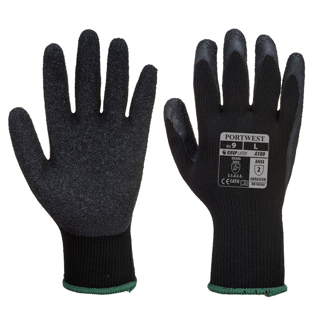Arbeitshandschuhe Grip, Latex beschichtet, Gr. L