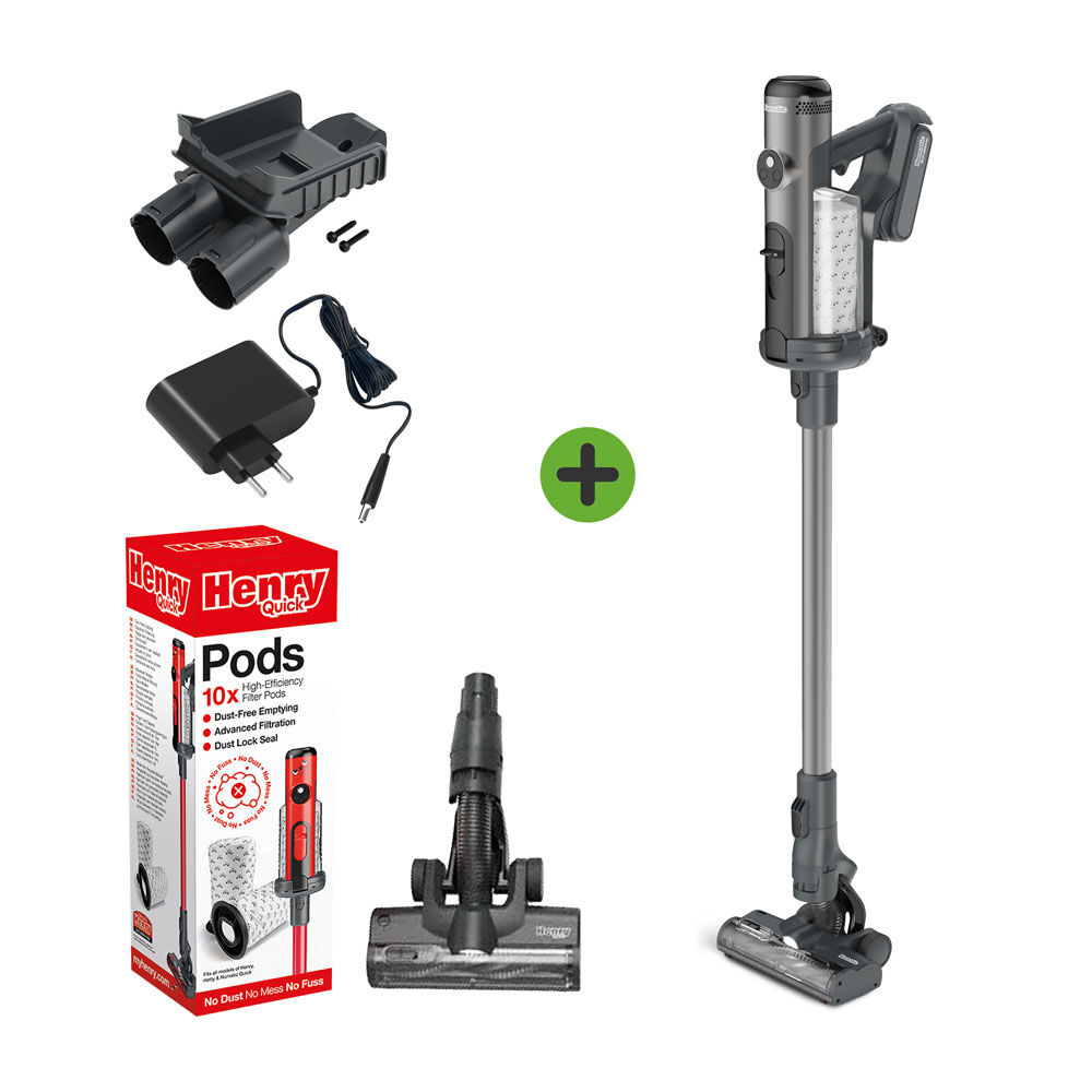 Numatic Quick NQ100 Akkusauger | 2 Akkus