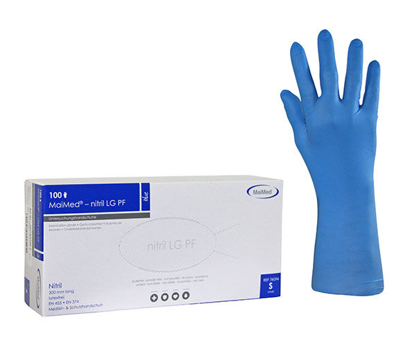 Einmalhandschuhe, Nitril, EXTRA LANG Einmalhandschuhe, Nitril, EXTRA LANG
