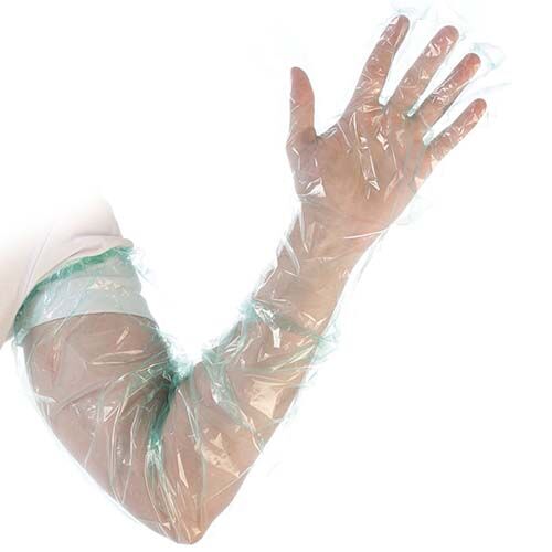Einmalhandschuhe, PE, Armlänge Einmalhandschuhe, PE, Armlänge