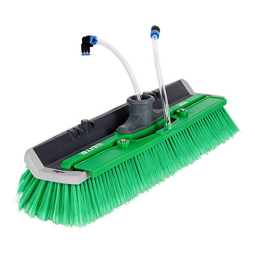 Unger nLite Winkelbürste, grüne gesplissene Borsten, 41 cm
