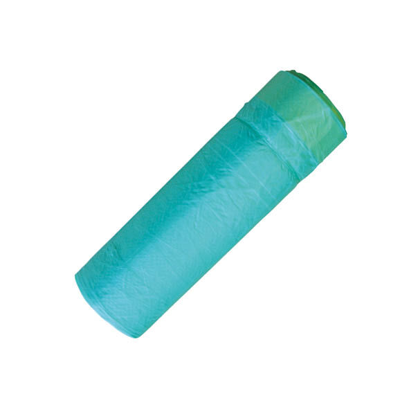 QuickPack Müllbeutel 60 L, mit Zugband, grün
