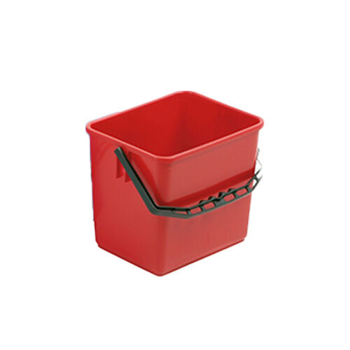 Zusatzeimer für Wagen, 6 L, rot Zusatzeimer für Wagen, 6 L, rot