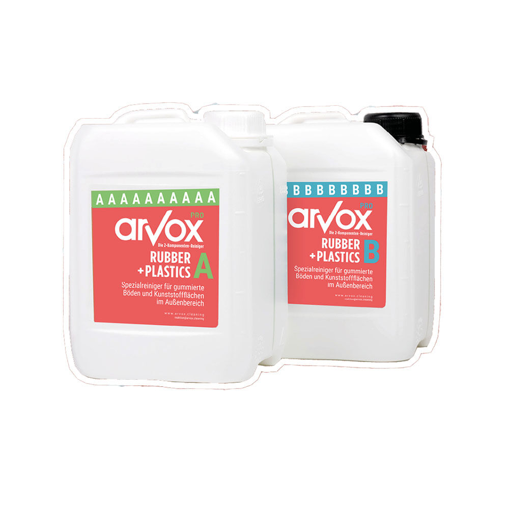 Arvox Pro Rubber + Plastics Reiniger, 2 x 5 L Kanister Set