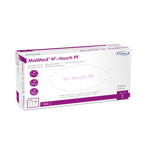 MaiMed vi-touch PF Vinylhandschuhe, Gr. L