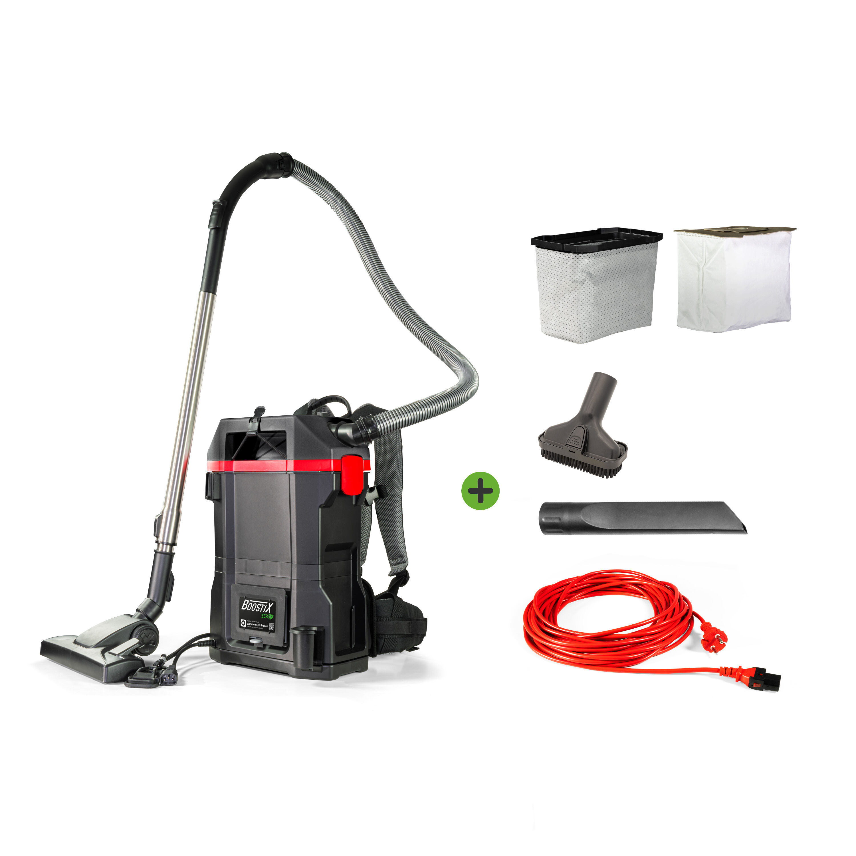 Sprintus BoostiX Zero Rucksacksauger, Netzvariante