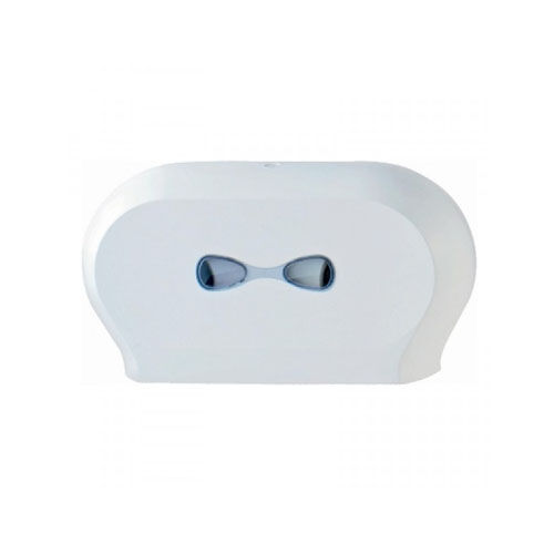 Toilettenpapier-Spender Duo Mini Jumbo, weiß Toilettenpapier-Spender Duo Mini Jumbo, weiß