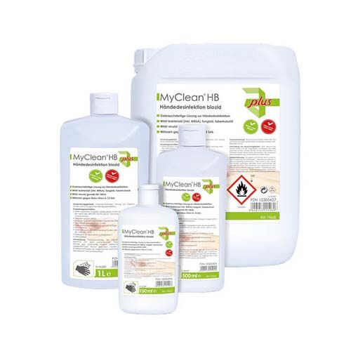 MyClean HB Händedesinfektion biozid 1 L Flasche