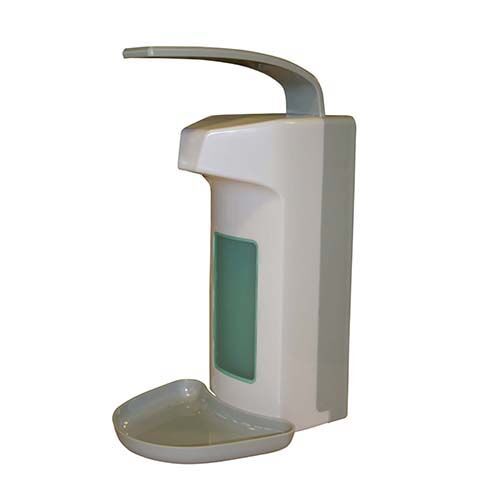 Armhebelspender aus Kunststoff weiß, 500 ml Armhebelspender aus Kunststoff weiß, 500 ml