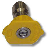 Streamline Hochdruckdüse zum behauen 15° Sprühwinkel gelb Streamline Hochdruckdüse zum behauen 15° Sprühwinkel gelb