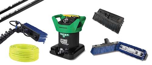 Solarreinigung Set | PV-Anlagen Komplettset BASIC mit Unger HydroPower und 7m Teleskopstange Solarreinigung Set | PV-Anlagen Komplettset BASIC mit Unger HydroPower und 7m Teleskopstange
