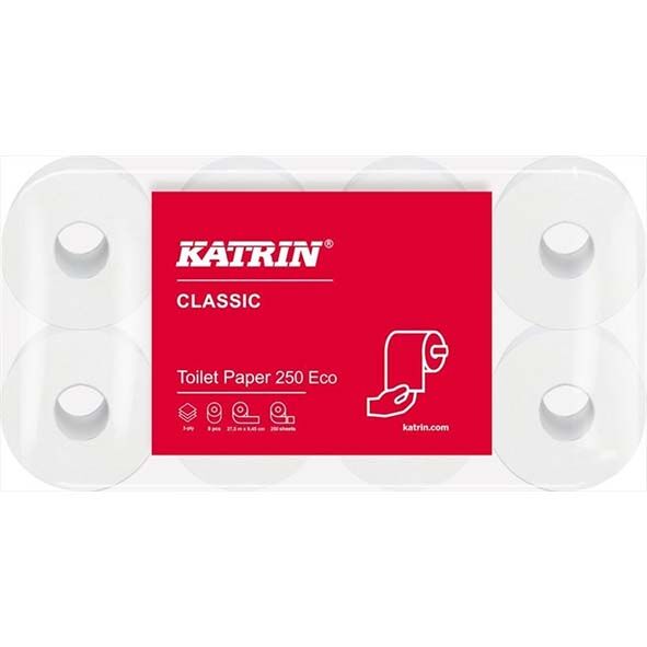 KATRIN Classic Toilettenpapier, 3-lagig, weiß, 72 Rollen KATRIN Classic Toilettenpapier, 3-lagig, weiß, 72 Rollen
