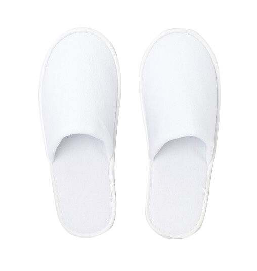 Hotelslipper, Poly-Velour-Slipper, geschlossen