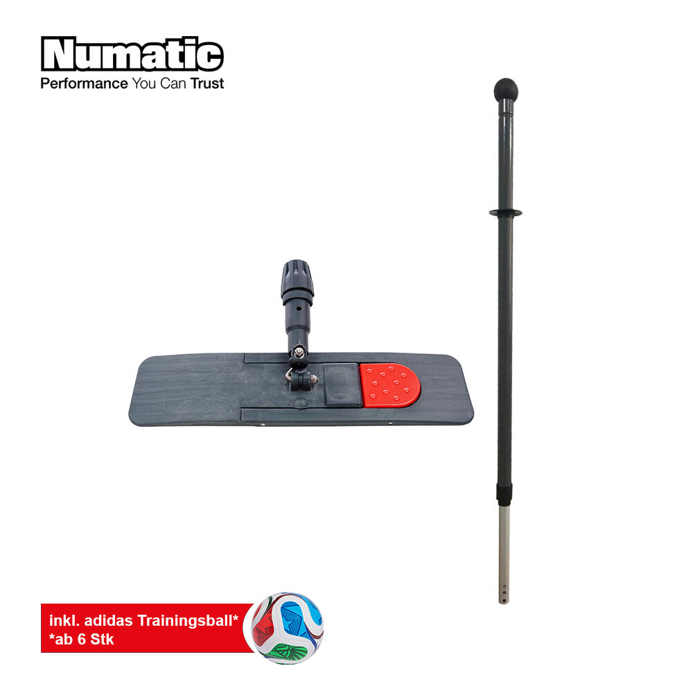 Numatic WM Aktion Numatic Magnetklapphalter 40 cm & Teleskopstiel, 6 Stück + addidas Trainingsball gratis