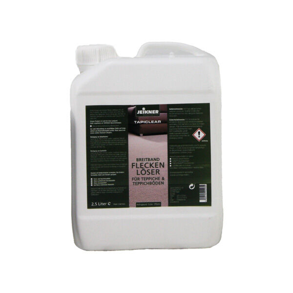 Jeikner Tapiclear Breitband-Fleckenlöser, 2,5 L Kanister Jeikner Tapiclear Breitband-Fleckenlöser, 2,5 L Kanister
