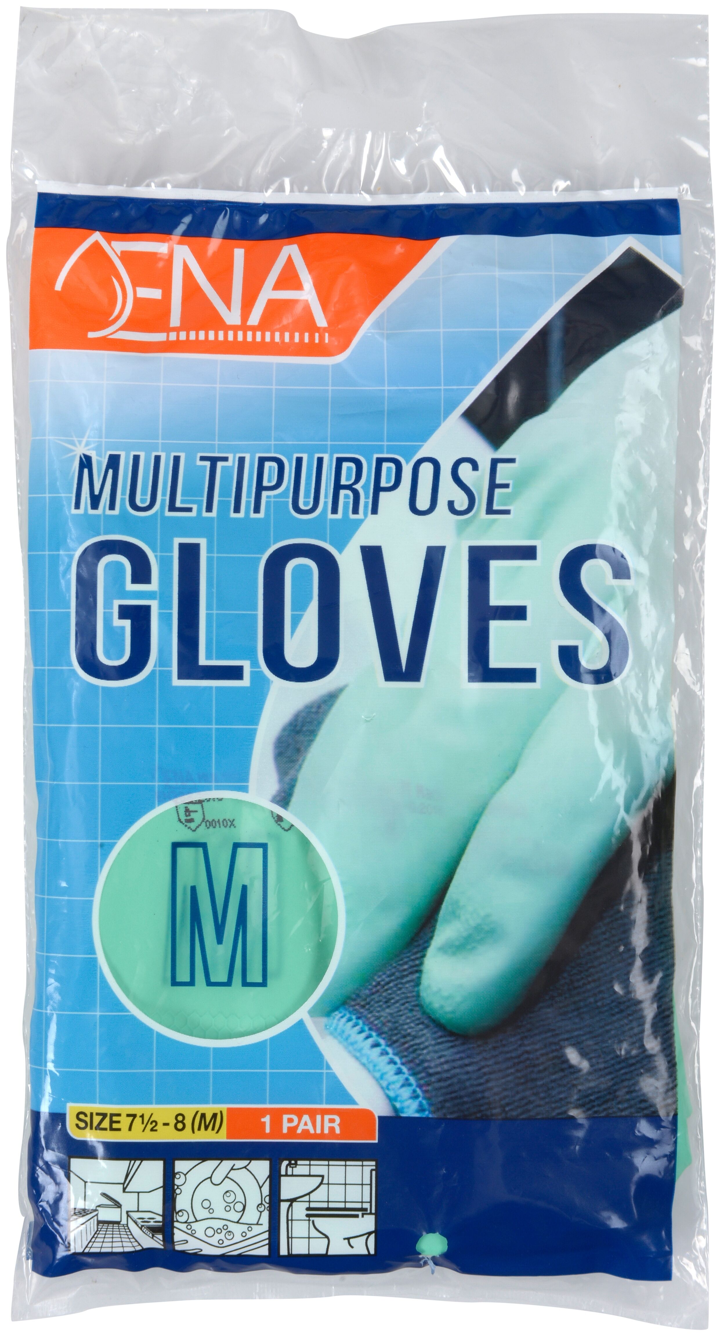 Haushaltshandschuhe ENA Multipurpose, Latex, grün, Gr. M Haushaltshandschuhe ENA Multipurpose, Latex, grün, Gr. M