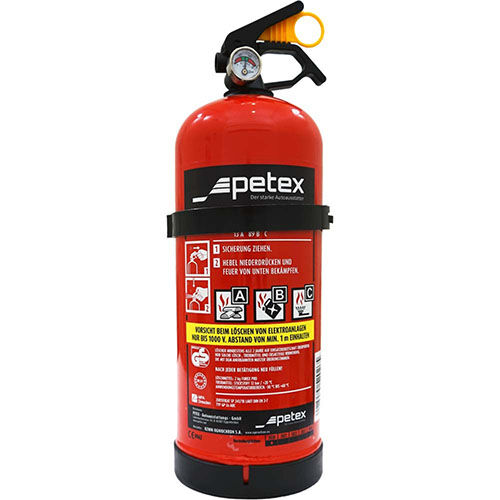 Feuerlöscher Petex nach DIN EN3, 2 kg