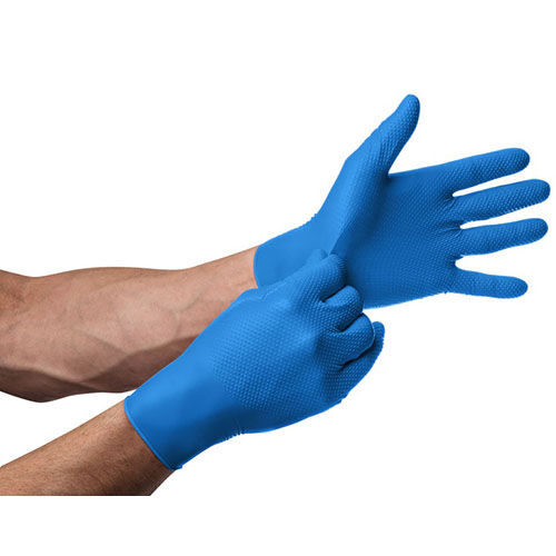 Einmalhandschuhe, Mercator gogrip, Nitril, blau, Gr. XXL