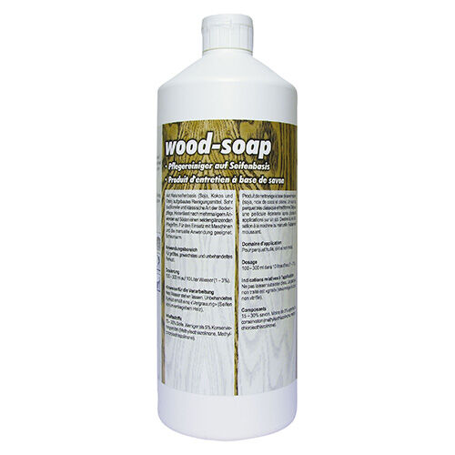 Pramol wood-soap, Pflegereiniger auf Seifenbasis, 1 L Flasche Pramol wood-soap, Pflegereiniger auf Seifenbasis, 1 L Flasche