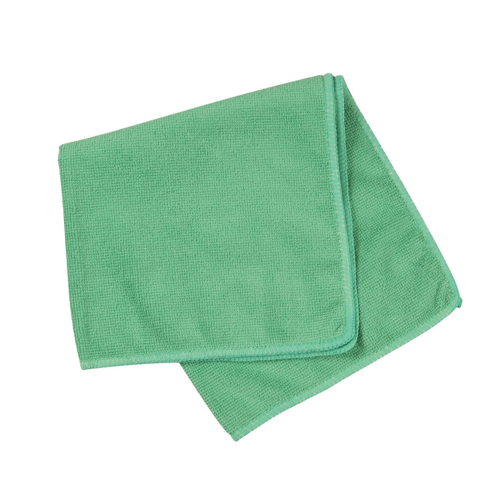 Jeikner BASIC Mikrofaser Frotteetuch, grün, 40 x 40 cm